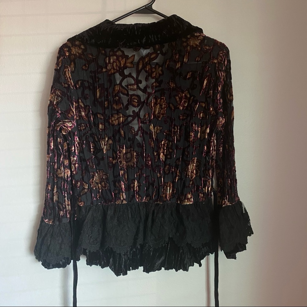Gorgeous Alberto Makali Cropped Duster Velvet - Picture 12 of 14